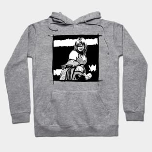 Asuka Grayscale Style Hoodie